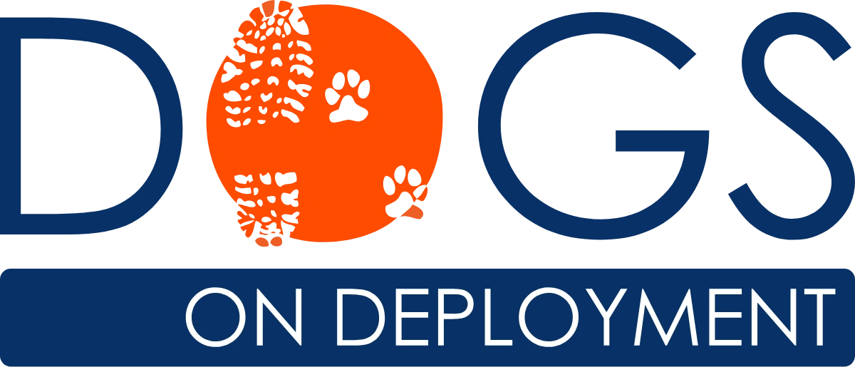 A picture of an orange and blue circle with the words " on deployment ".